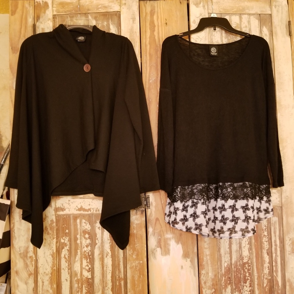Two for one $$. Pair of Bobeau made in 🇺🇸 tunic and jkt